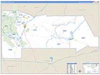 San Miguel, Nm Carrier Route Wall Map